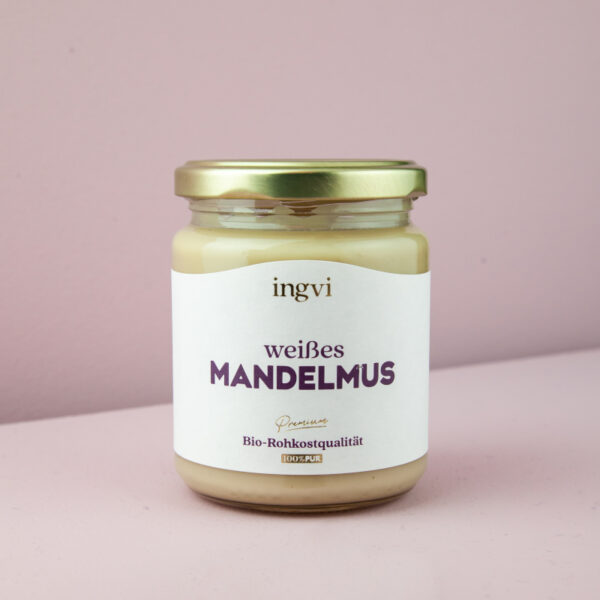 Weißes Mandelmus, Rohkostqualität, 250g