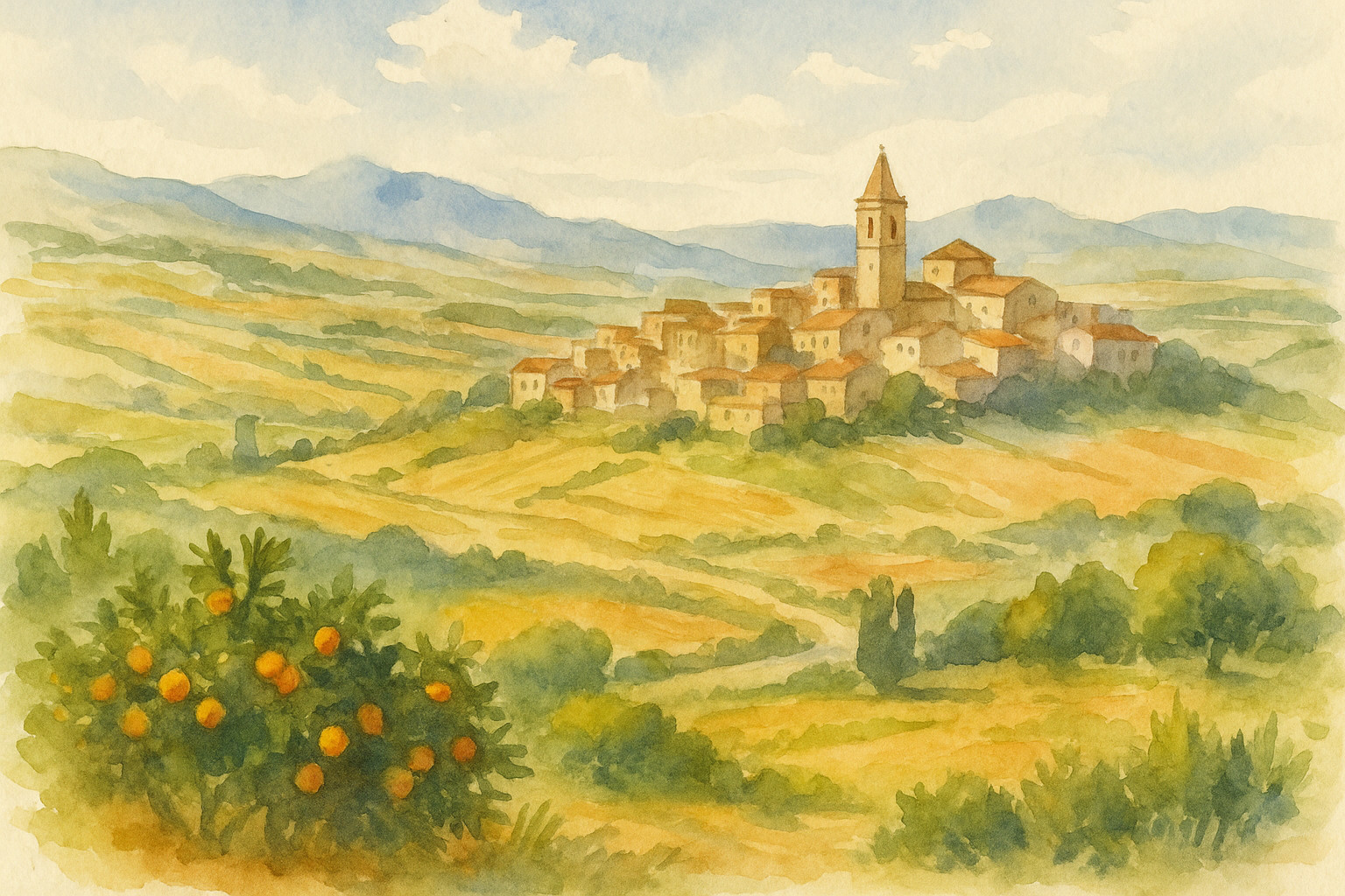 Ribera – “Città delle Arance” – die Stadt der Orangen!