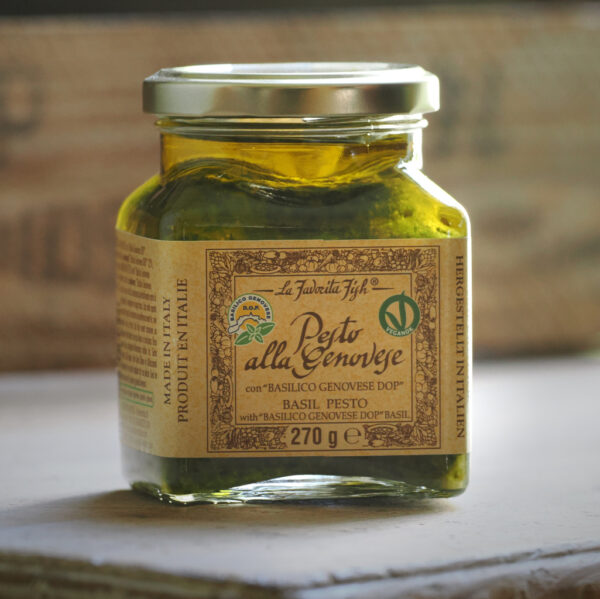 Pesto alla Genovese 270g – Favorita | DOP-Basilikum aus Ligurien