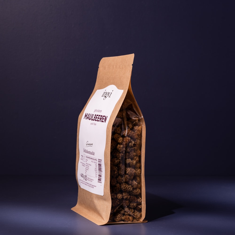 Weiße Maulbeeren getrocknet Rohkostqualität 400 g – Bild 2