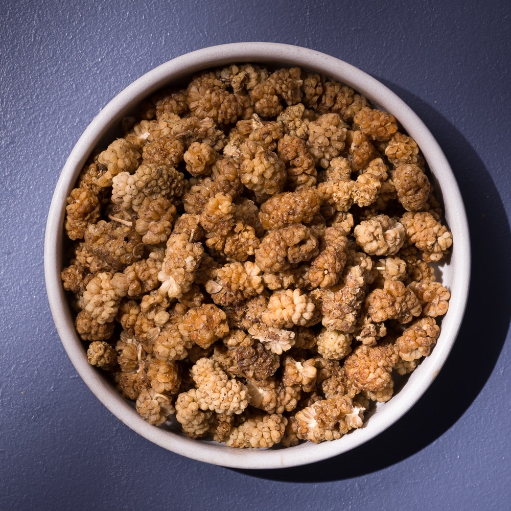 Weiße Maulbeeren getrocknet Rohkostqualität 400 g